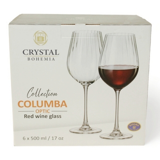 Бокал для красного вина Колумба Оптик 500мл набор 6шт БСС0361